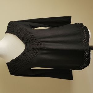 Hollister Crochet-detailed Shirt